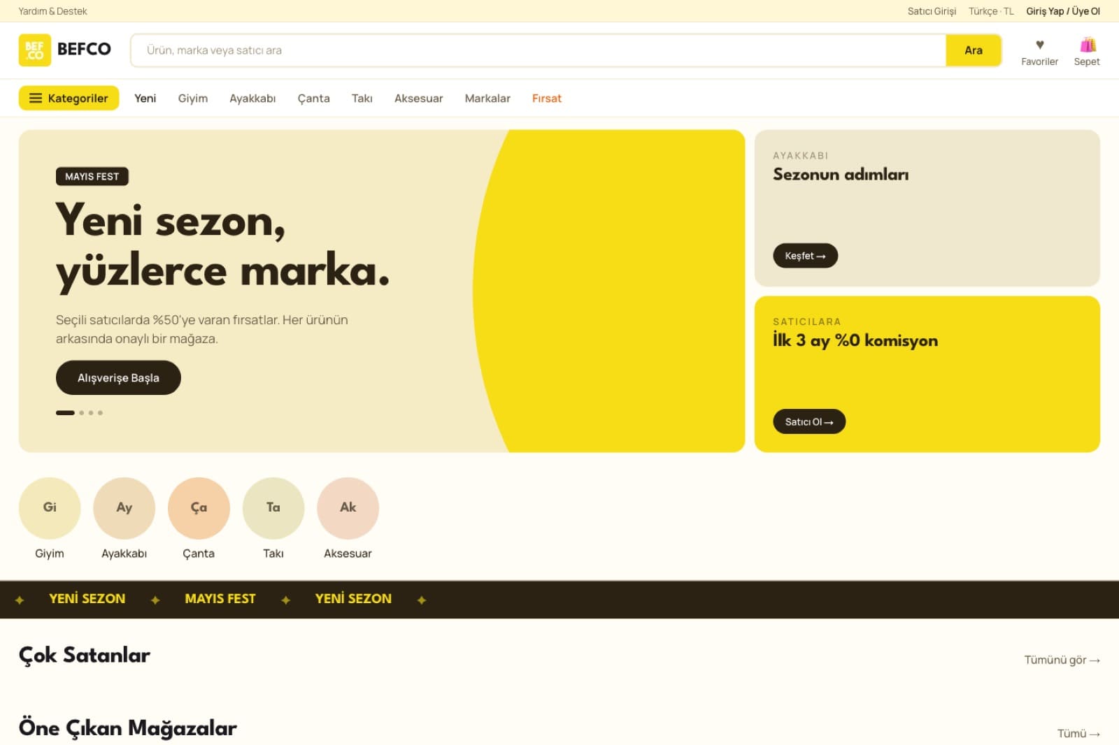 Befco — proje ekran görüntüsü